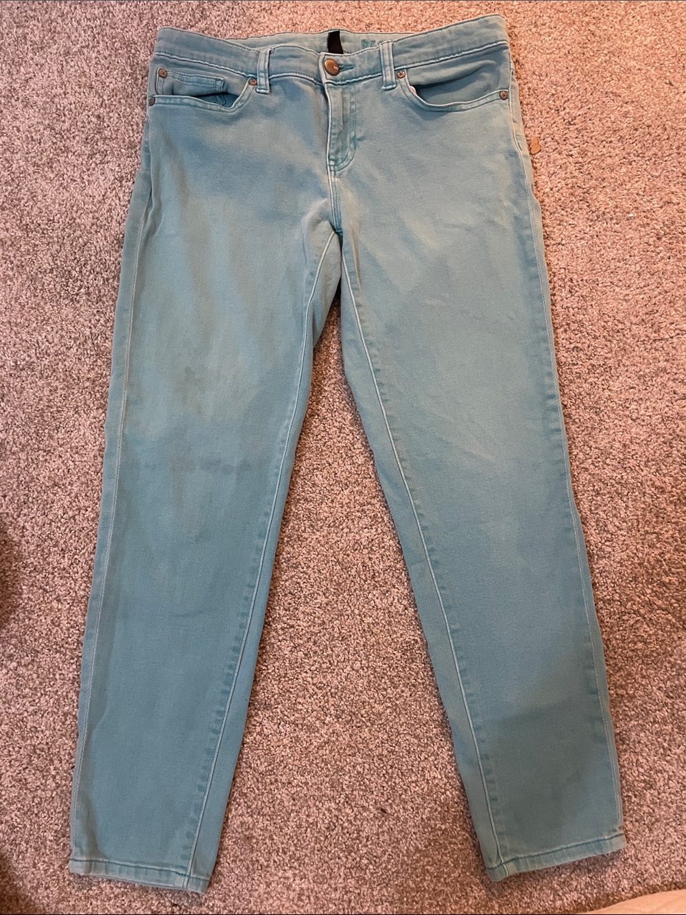 GAP Women's Skinny Jeans in Light Teal Wash